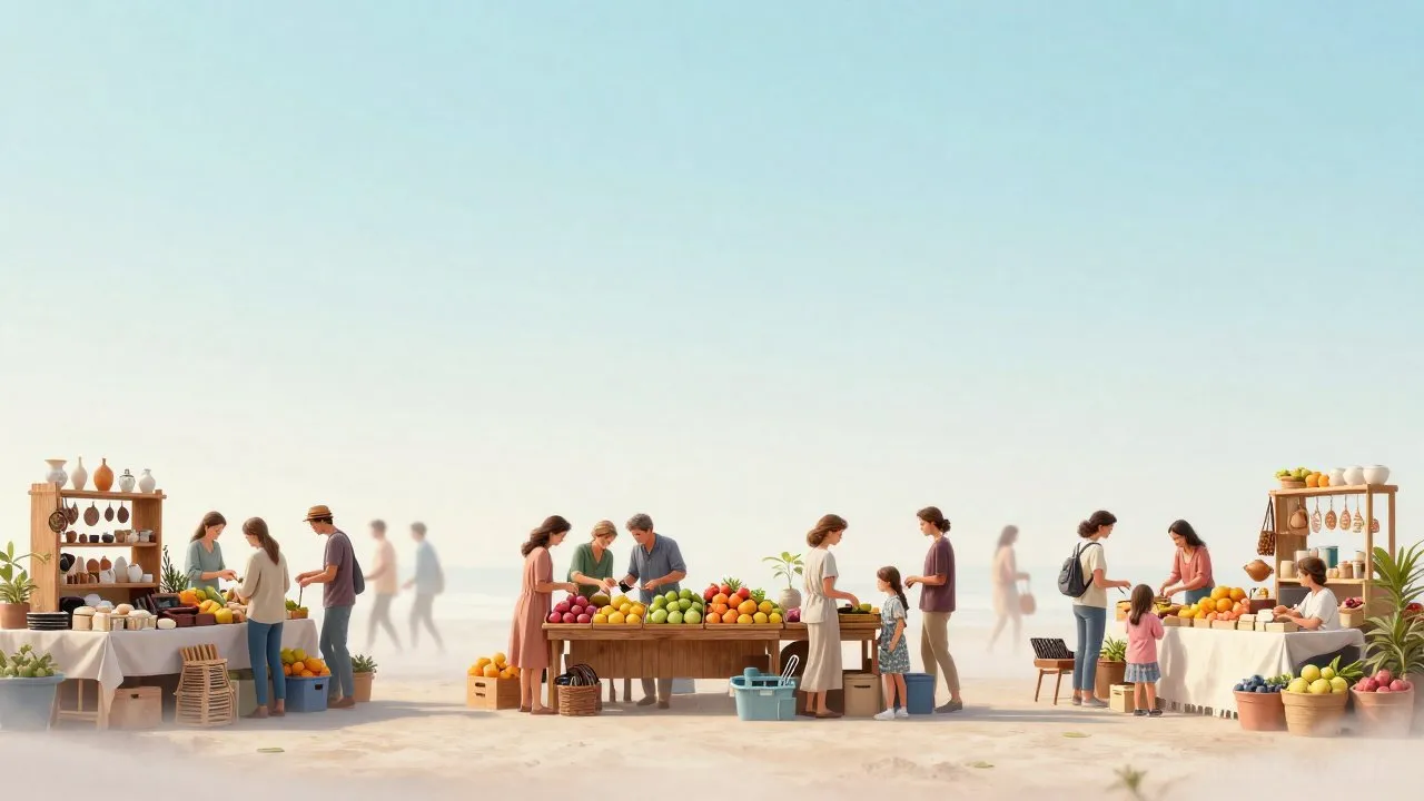 Rêver de Marché - Tableau de significations