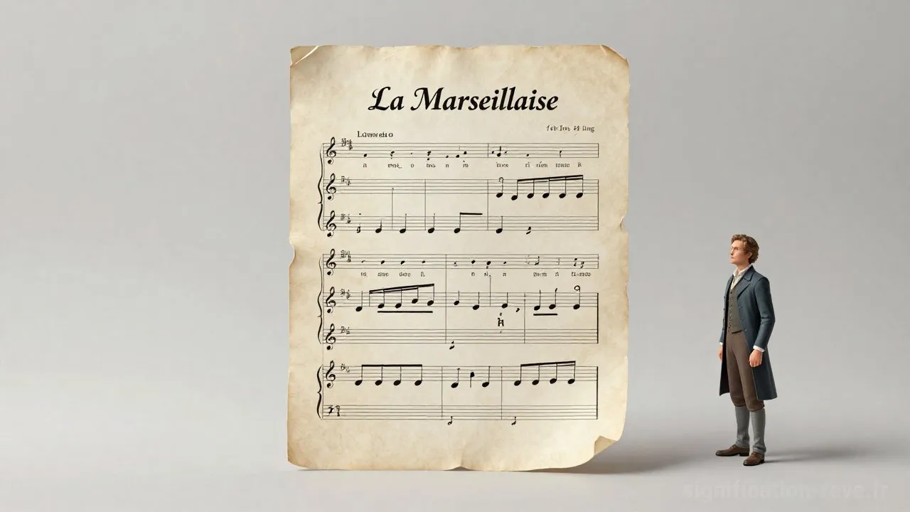 Rêver de Marseillaise - Tableau de significations