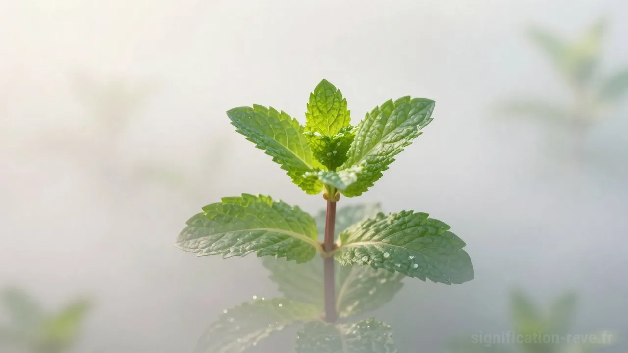 Rêver de Menthe - Tableau de significations