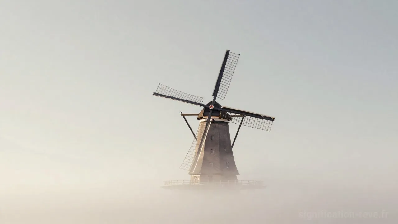 Rêver de Moulin À Vent - Tableau de significations