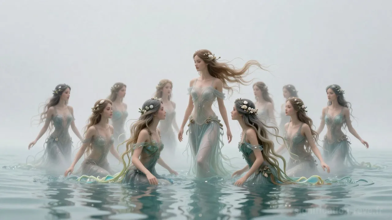 Rêver de Naïades - Tableau de significations