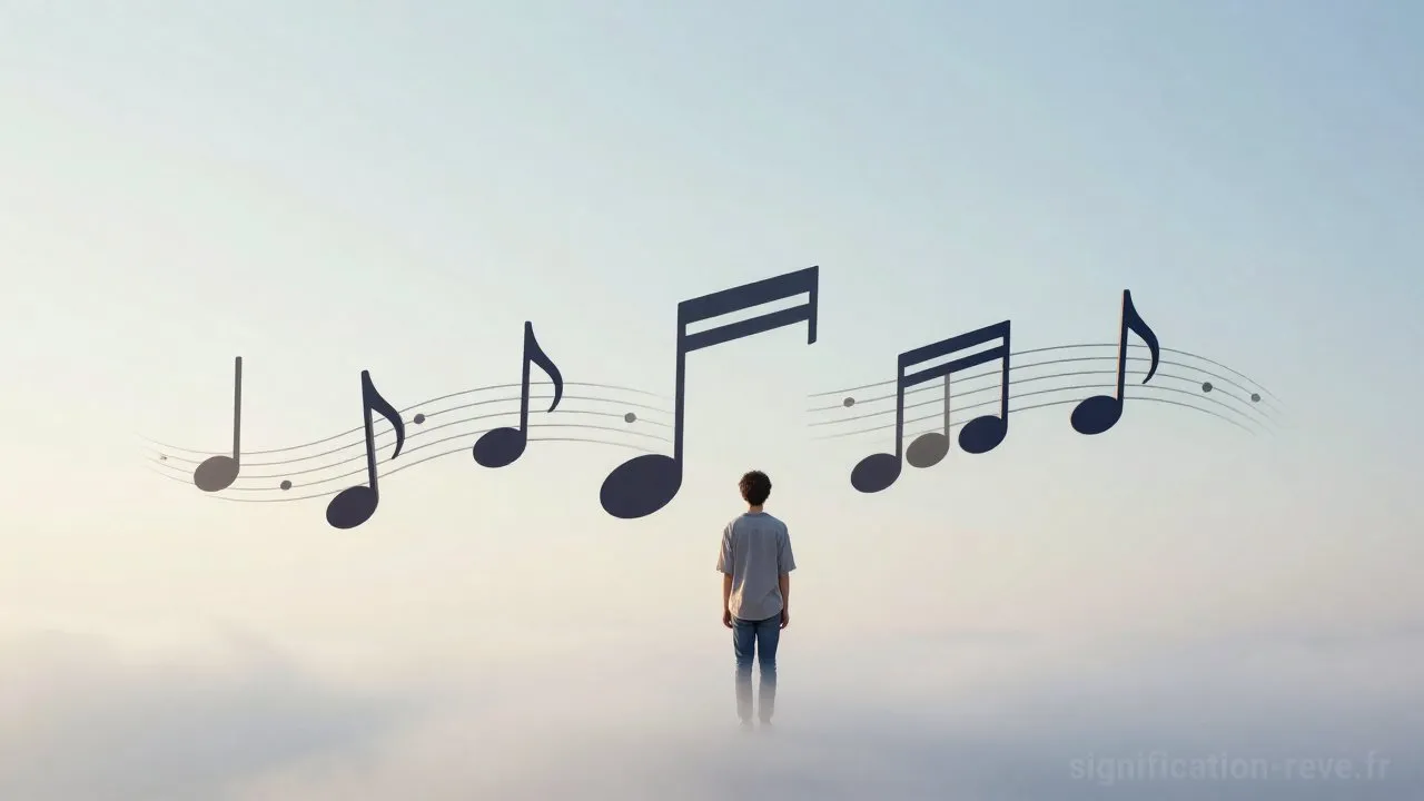 Rêver de Notes De Musique - Tableau de significations