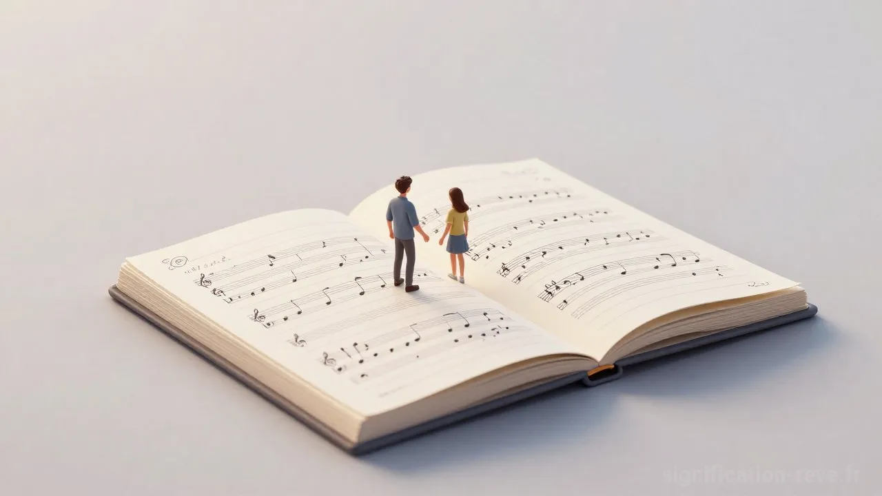 Rêver de Notes - Tableau de significations