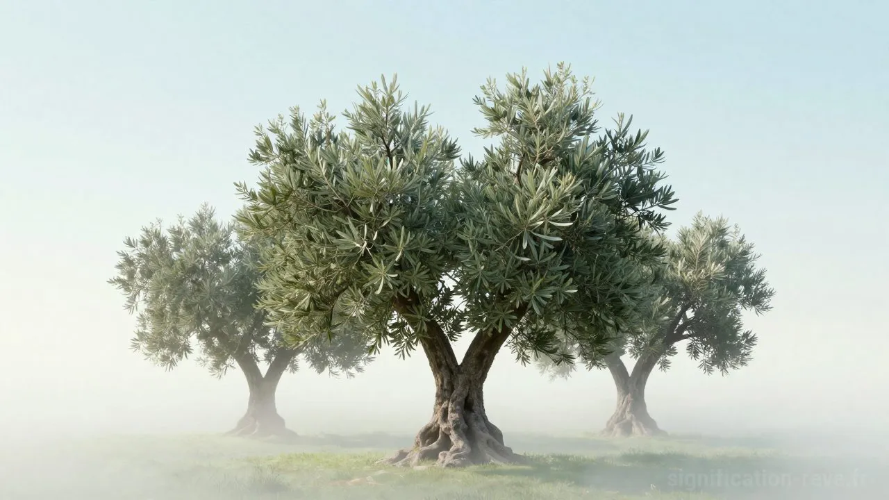 Rêver d'Oliveraie - Tableau de significations