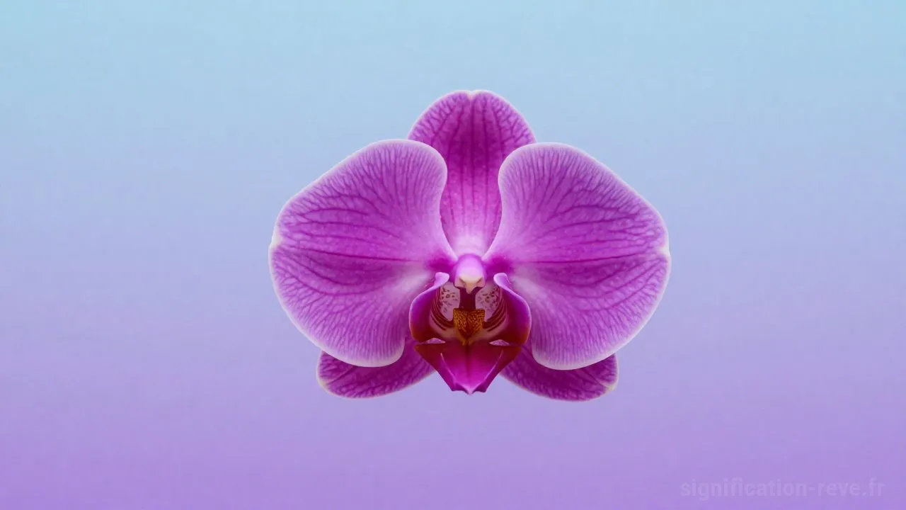 Rêver d'Orchidée - Tableau de significations