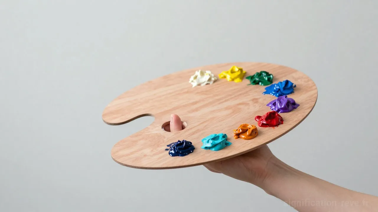 Rêver de Palette - Tableau de significations