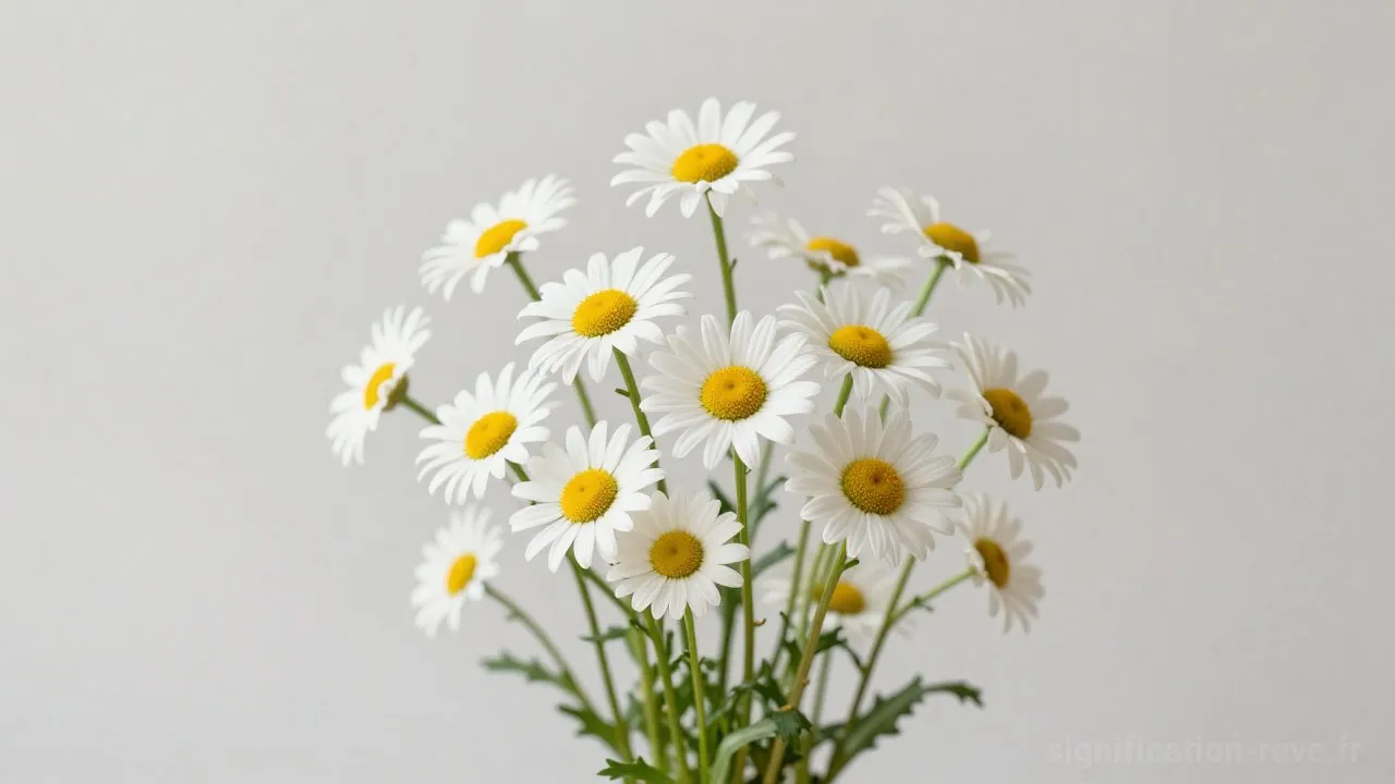 Rêver de Pâquerettes - Tableau de significations