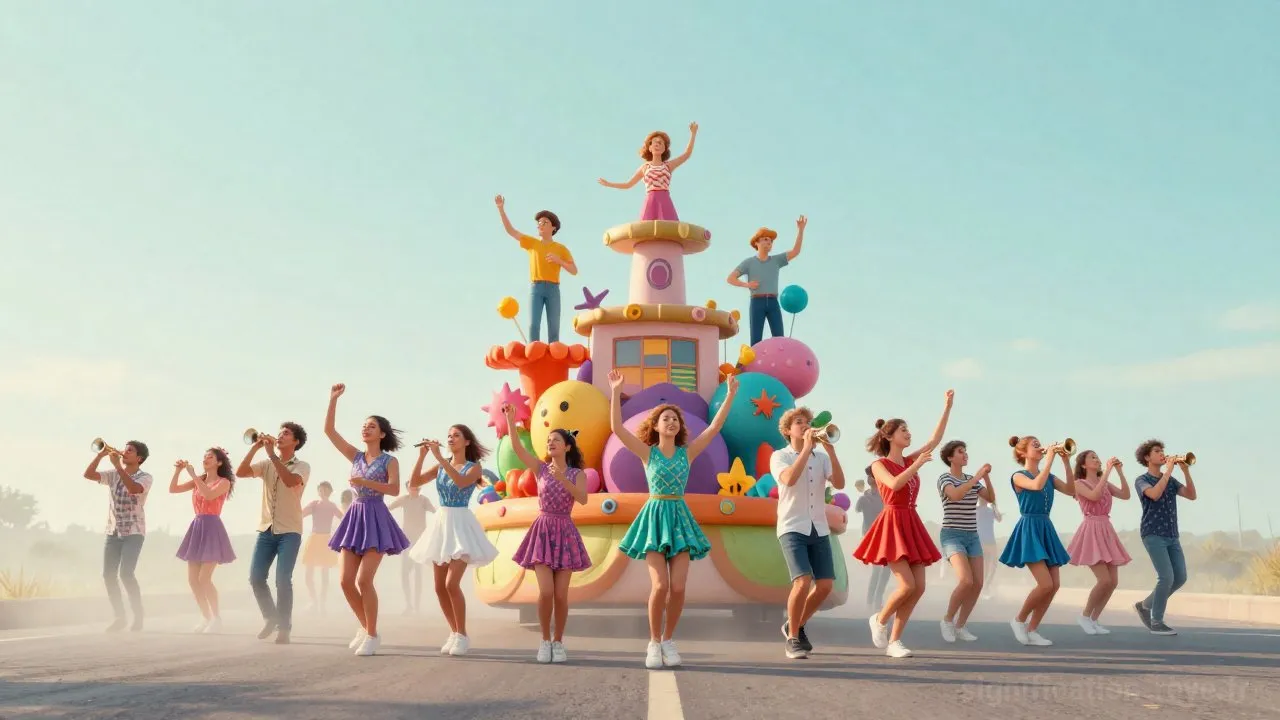 Rêver de Parade - Tableau de significations