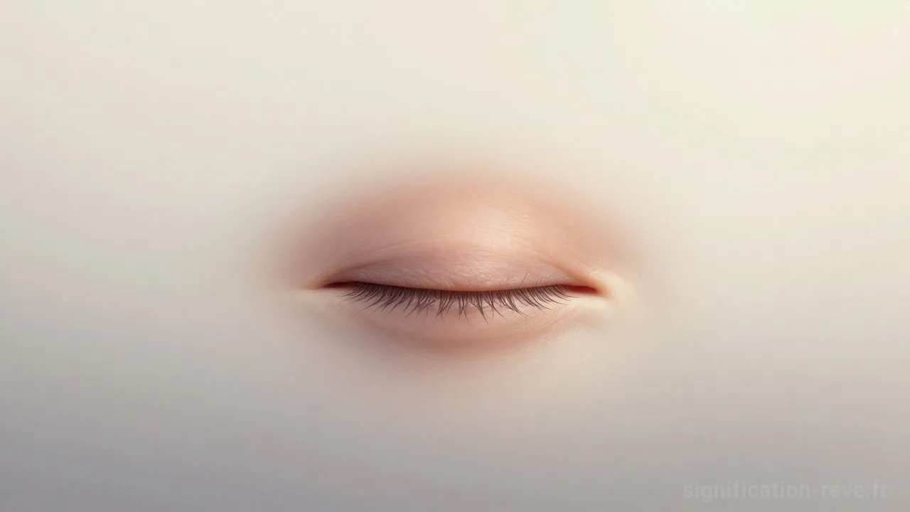 Rêver de Paupières - Tableau de significations