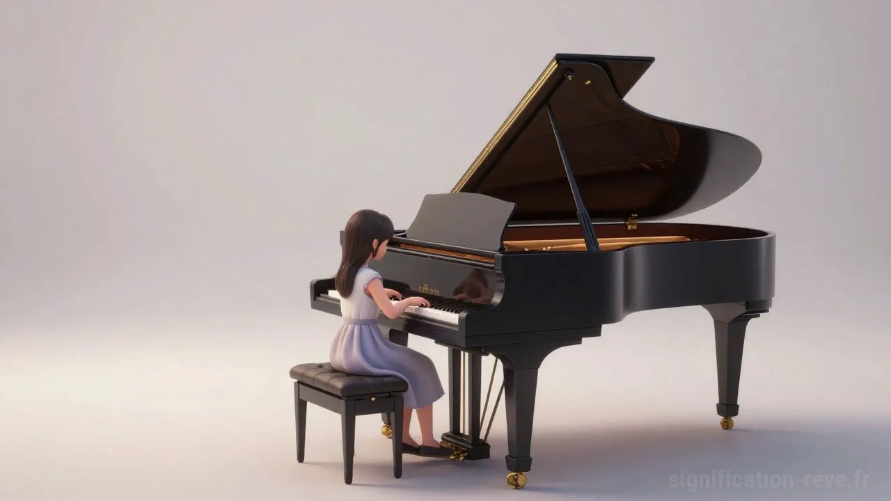 Rêver de Piano - Tableau de significations