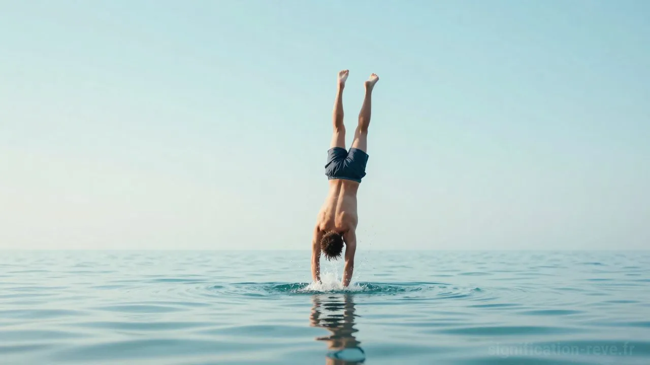 Rêver de Plongeon - Tableau de significations