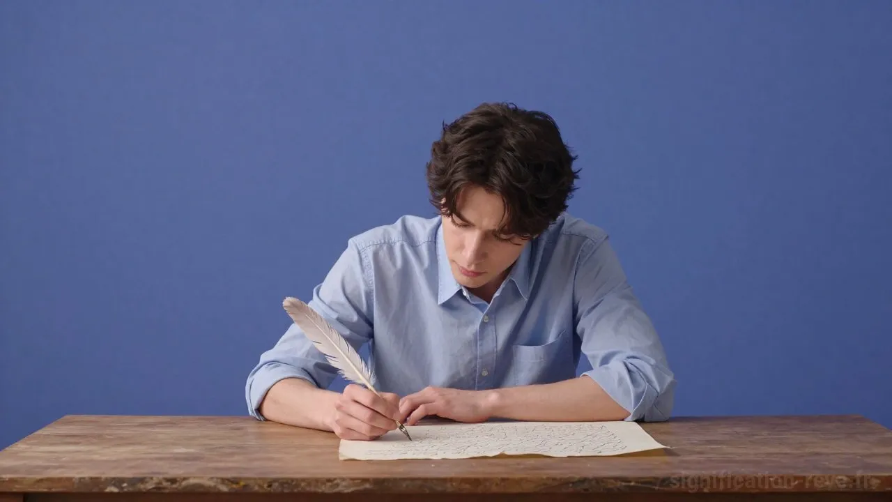 Rêver de Poète - Tableau de significations