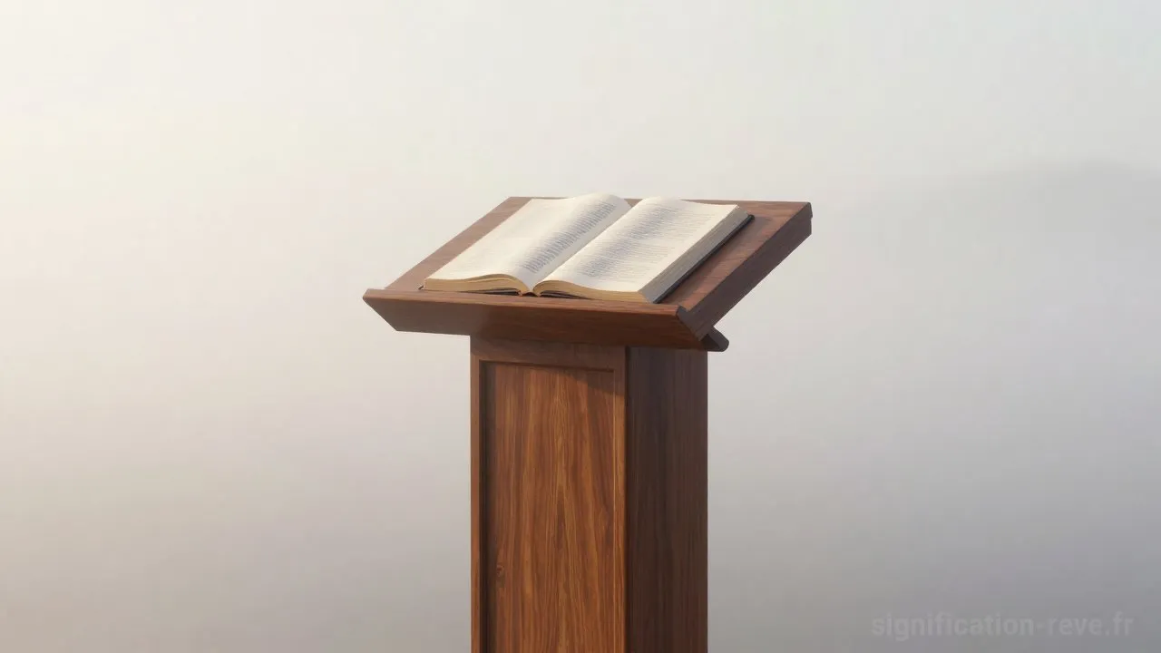 Rêver de Pupitre - Tableau de significations