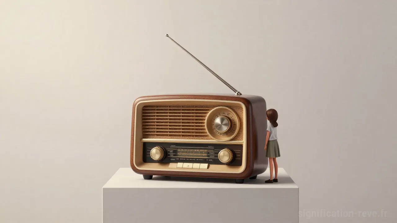 Rêver de Radio - Tableau de significations
