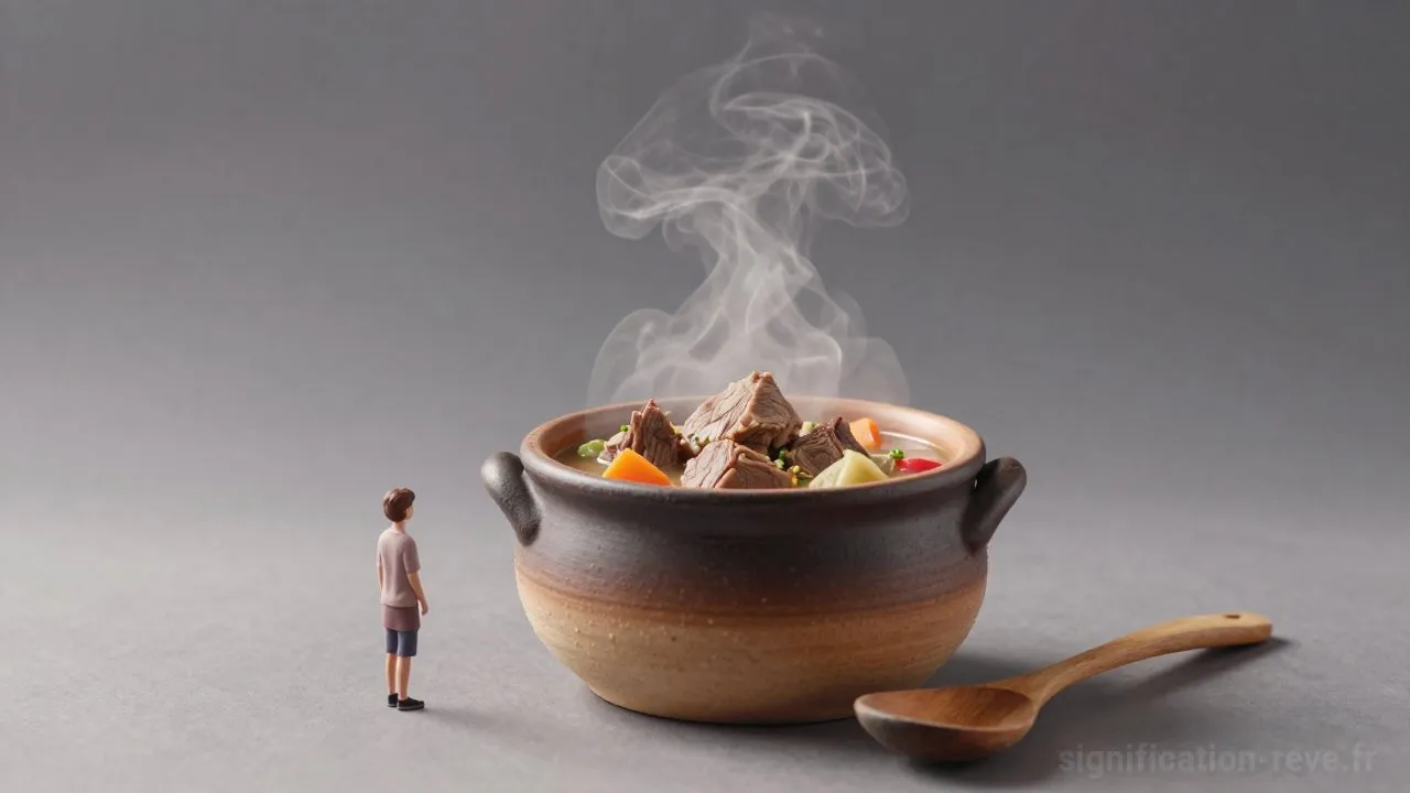 Rêver de Ragoût - Tableau de significations