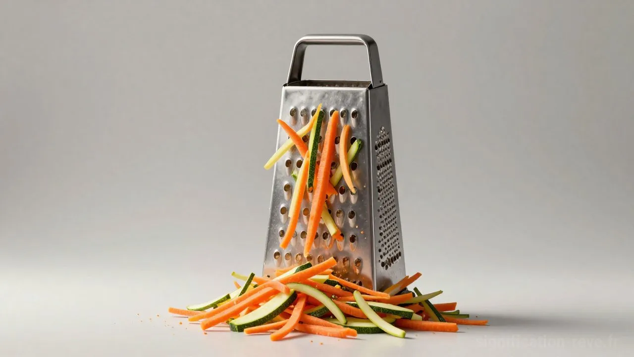 Rêver de Râper - Tableau de significations