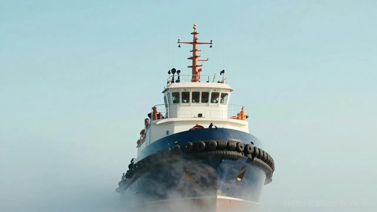 Rêver de Remorqueur - Tableau de significations