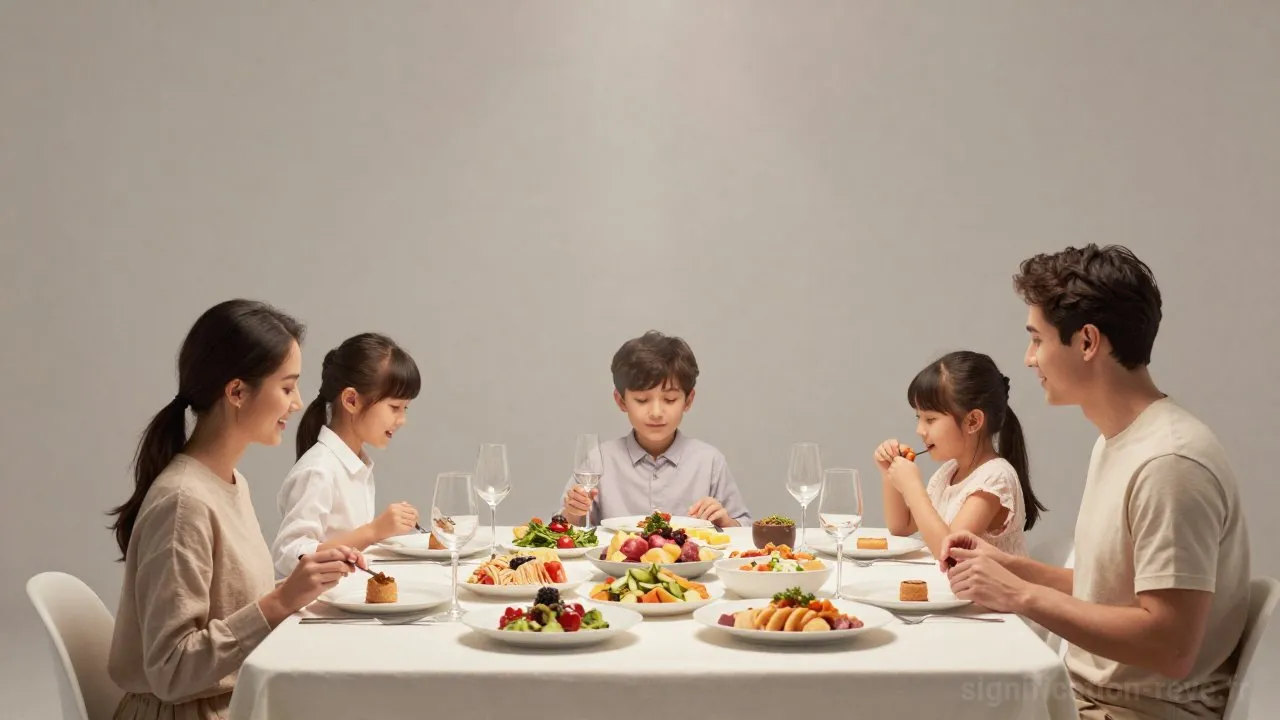 Rêver de Repas - Tableau de significations