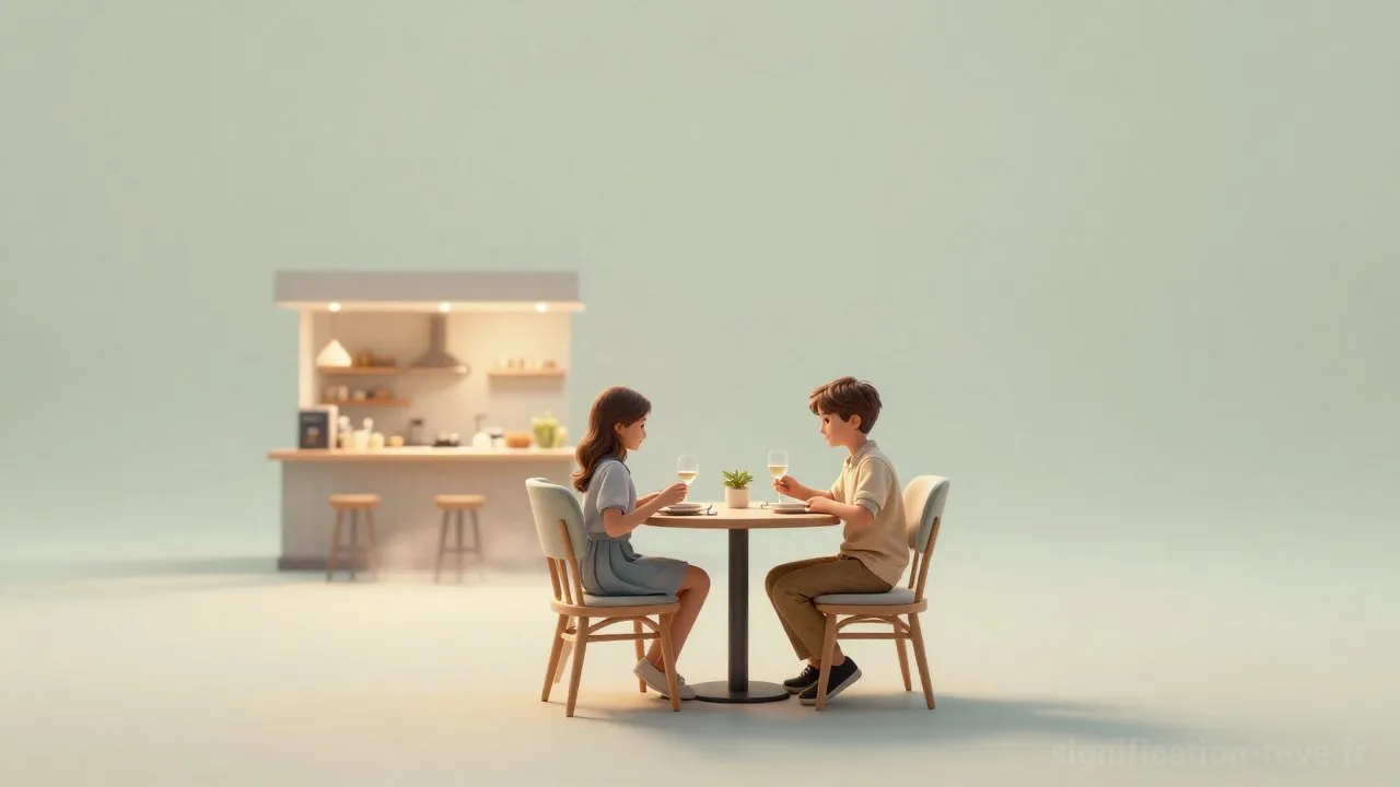 Rêver de Restaurant - Tableau de significations