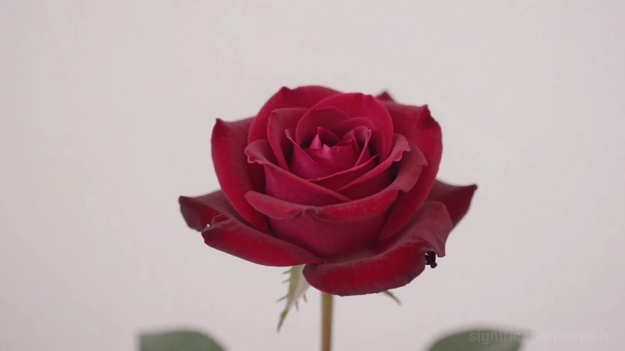 Rêver de Rose - Tableau de significations