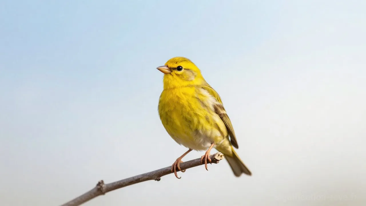 Rêver de Serin - Tableau de significations