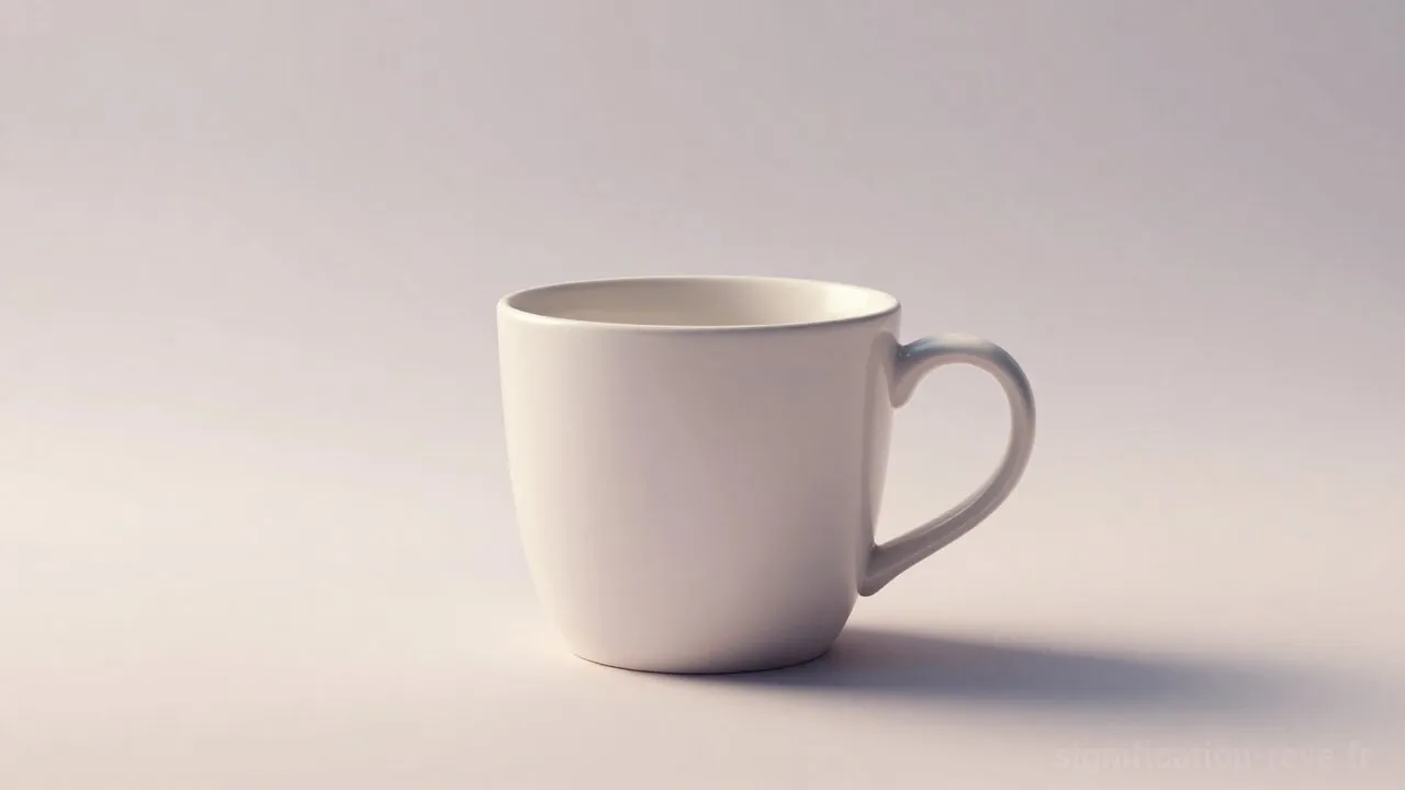 Rêver de Tasse - Tableau de significations