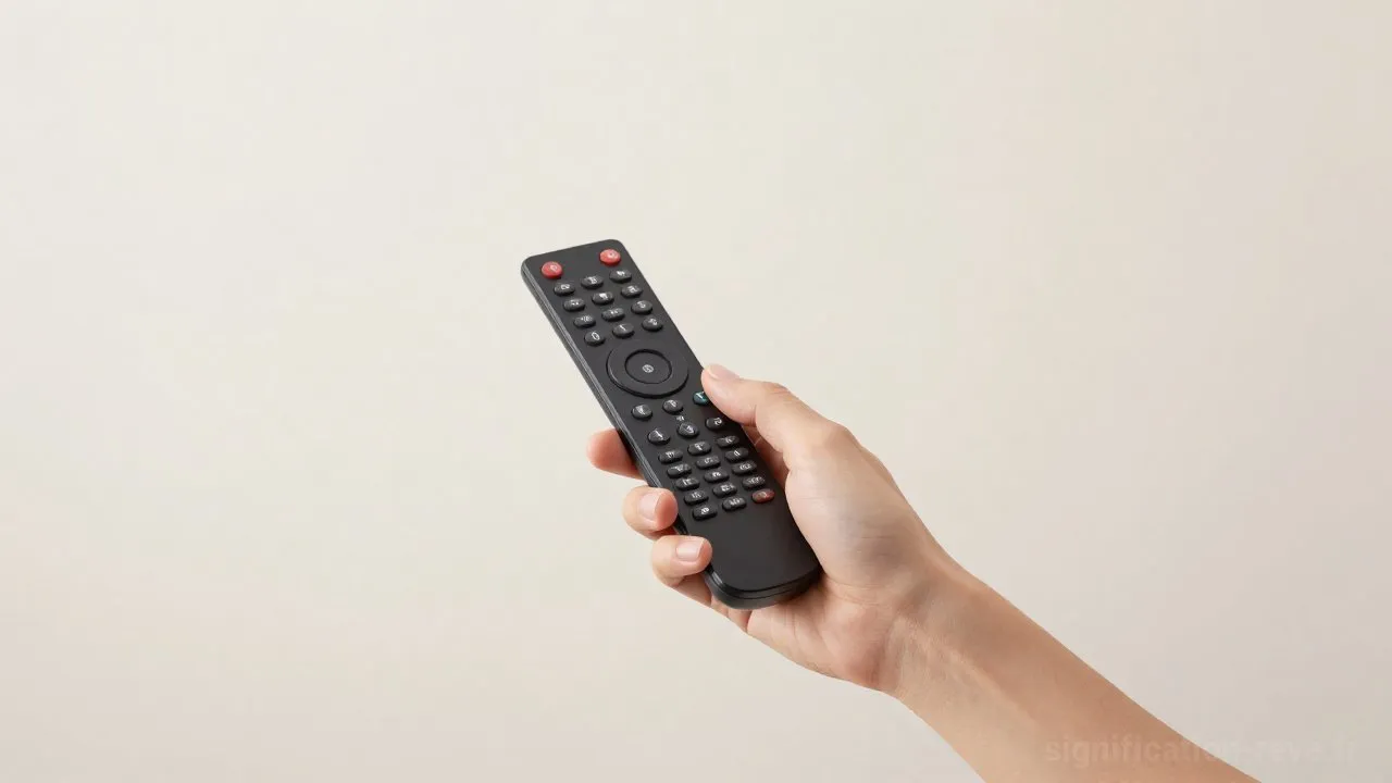 Rêver de Télécommande - Tableau de significations