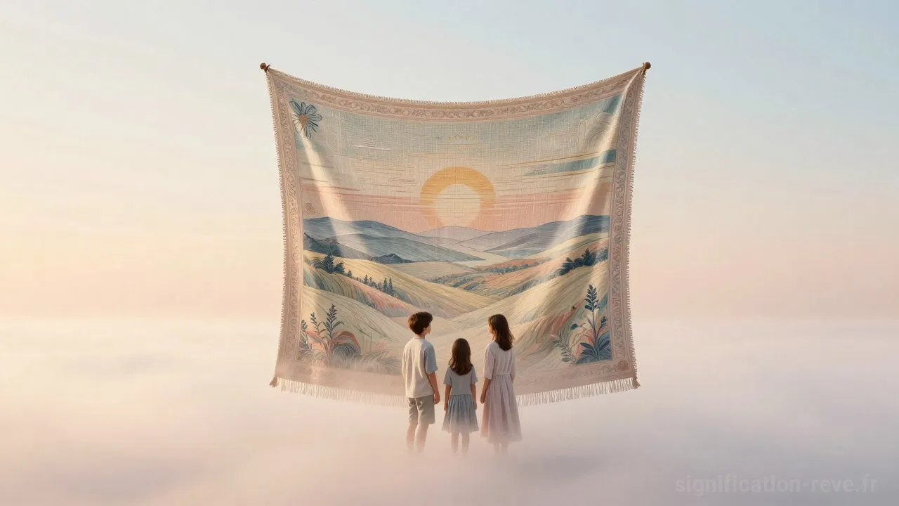 Rêver de Tenture - Tableau de significations