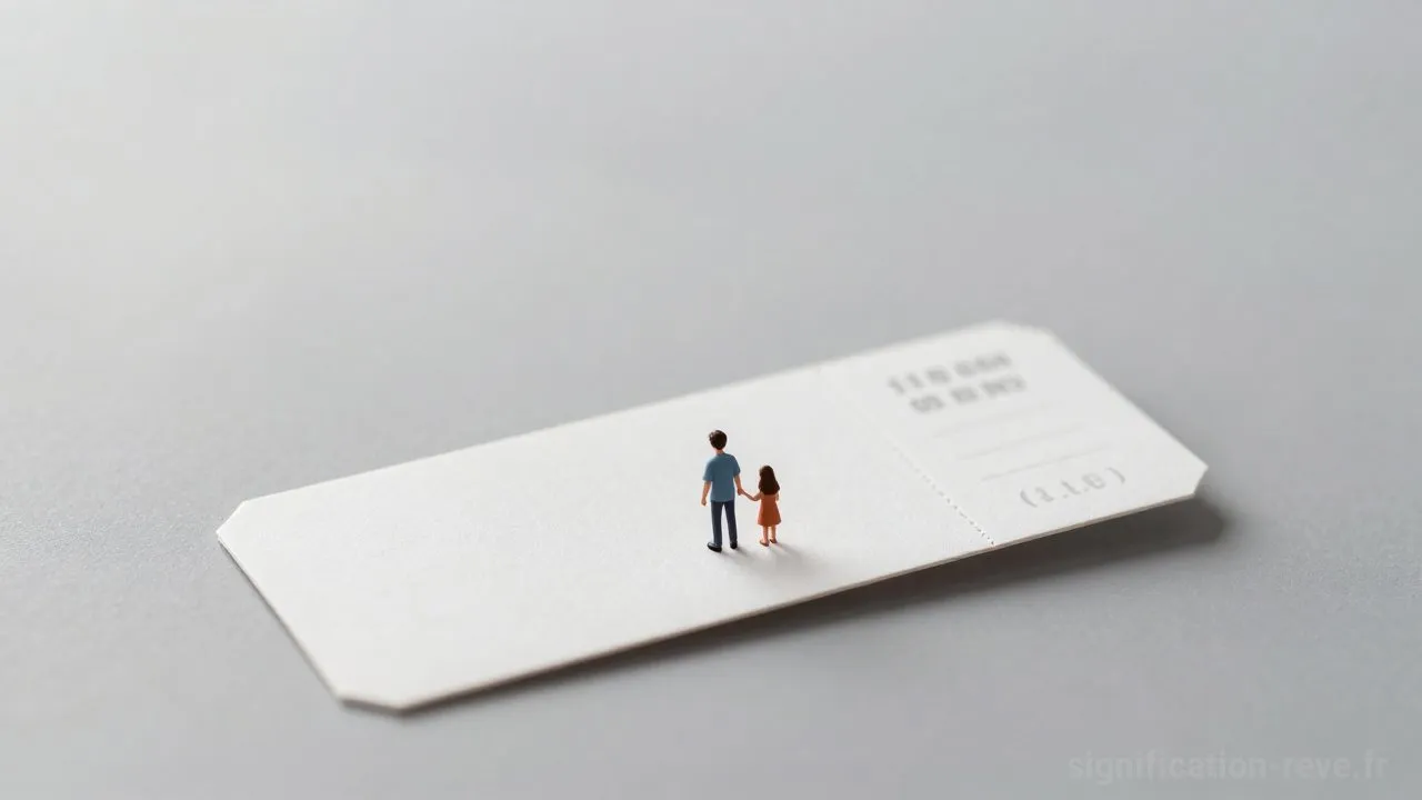 Rêver de Ticket - Tableau de significations