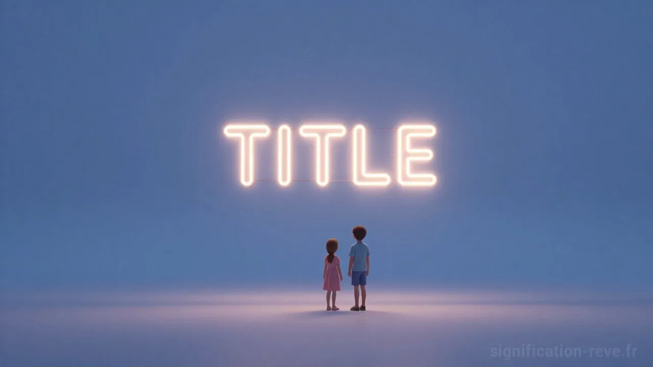 Rêver de Titre - Tableau de significations