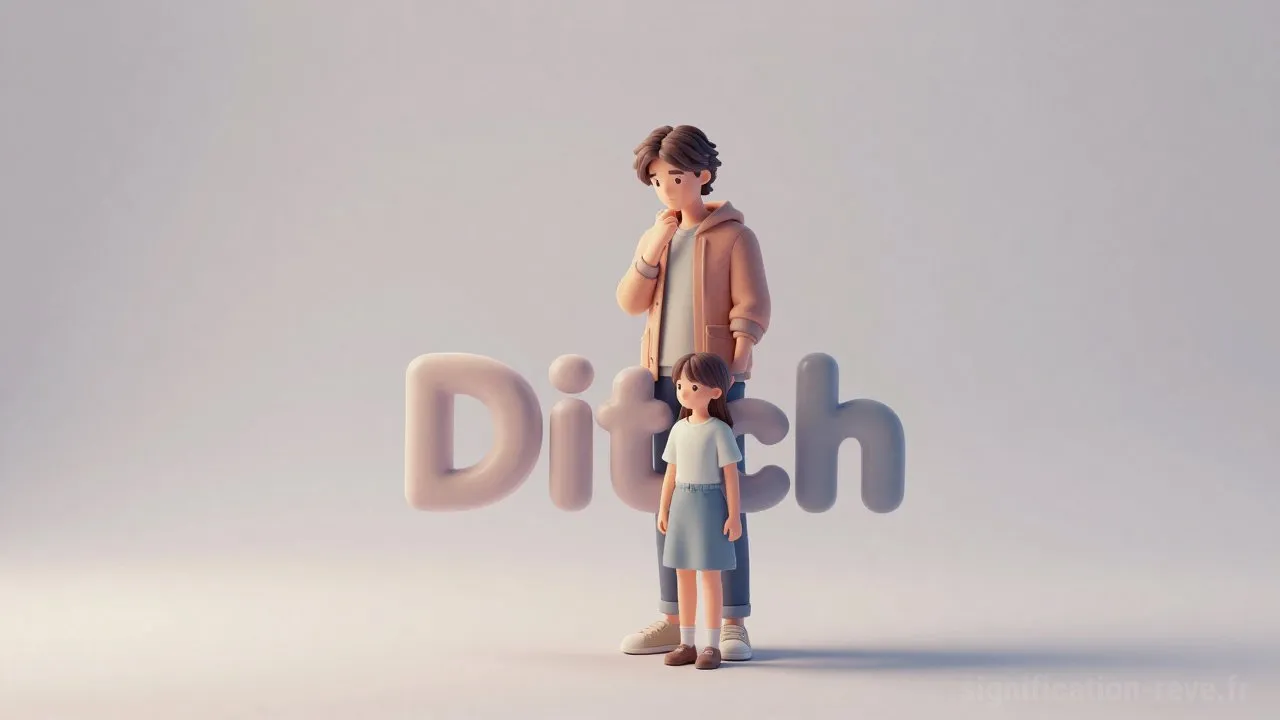 Rêver d'Un Fossé - Tableau de significations