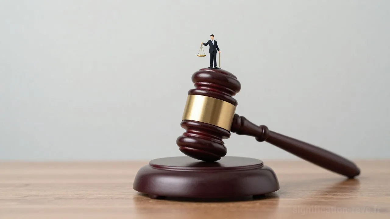 Rêver de Verdict - Tableau de significations