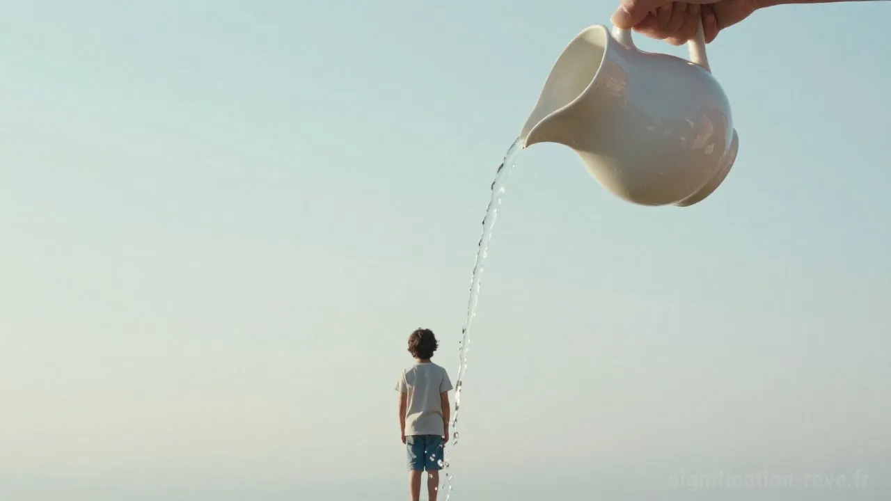 Rêver de Verser - Tableau de significations