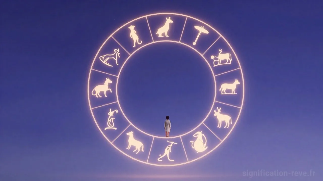 Rêver de Zodiaque - Tableau de significations