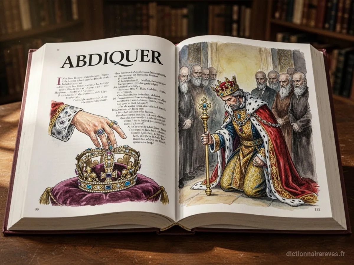 Signification générale : le symbole du rêve Abdiquer - Archétypes et symbolisme