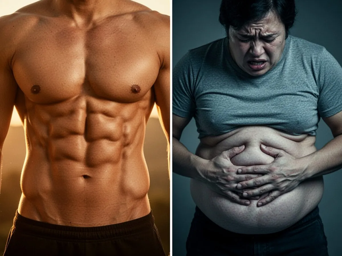Interprétation détaillée des rêves : Différents scénarios avec Abdominaux dans le rêve