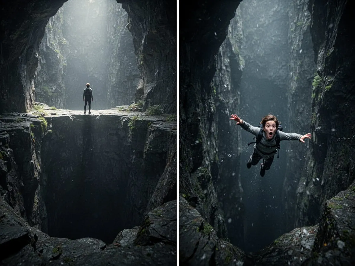 Interprétation détaillée des rêves : Différents scénarios avec Abîme dans le rêve