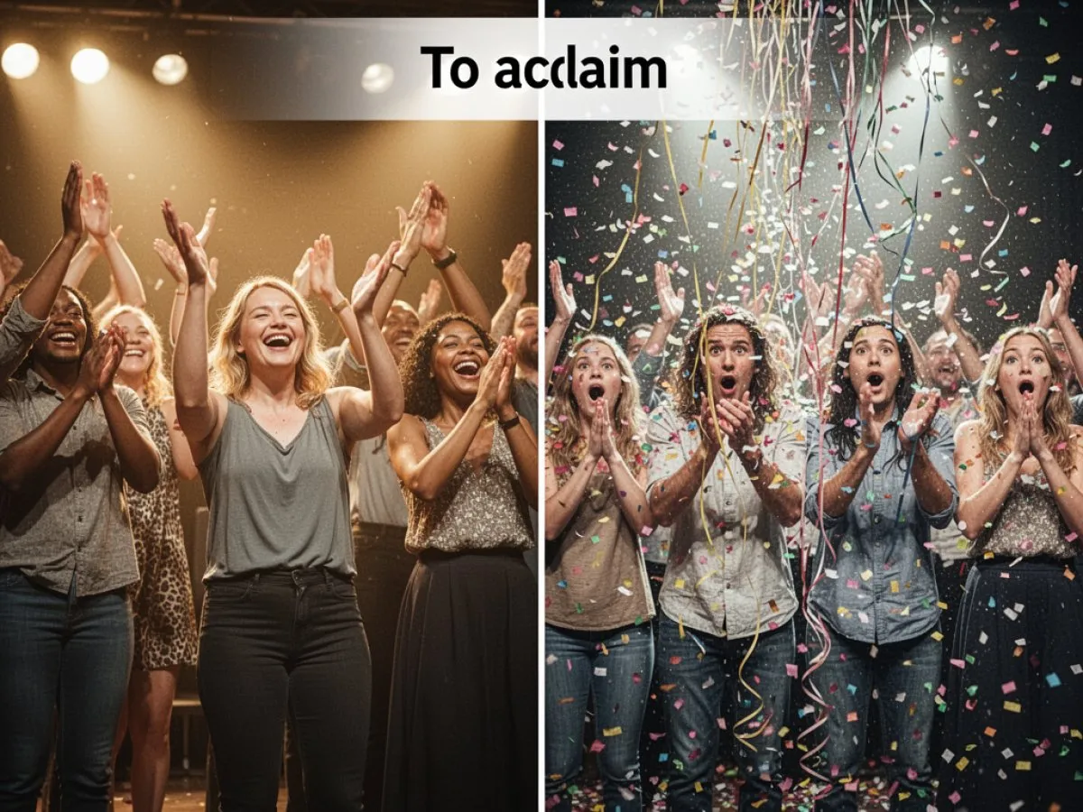 Interprétation détaillée des rêves : Différents scénarios avec Acclamer dans le rêve