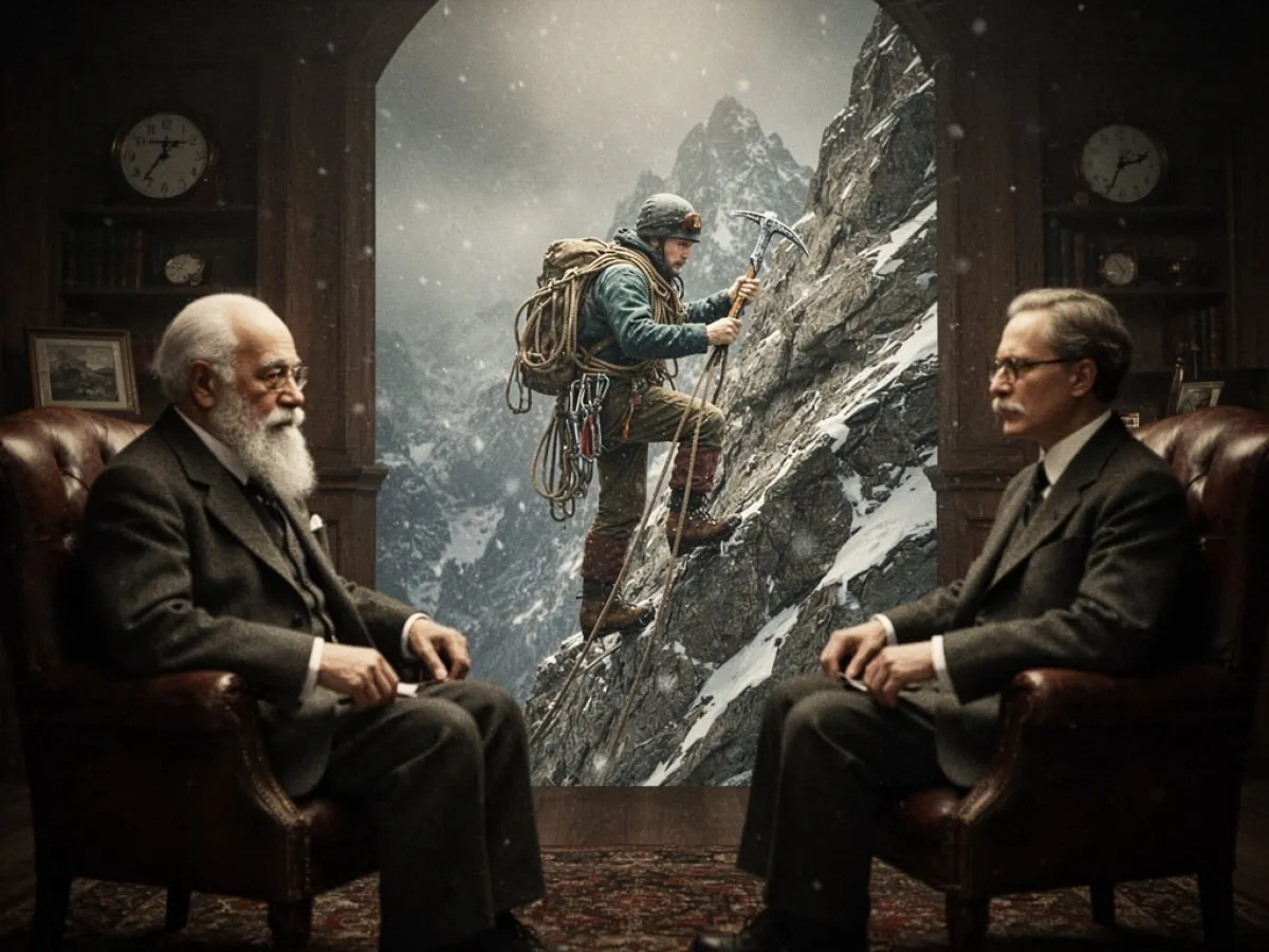 Interprétation psychologique des rêves : Alpiniste selon Sigmund Freud et Carl Jung