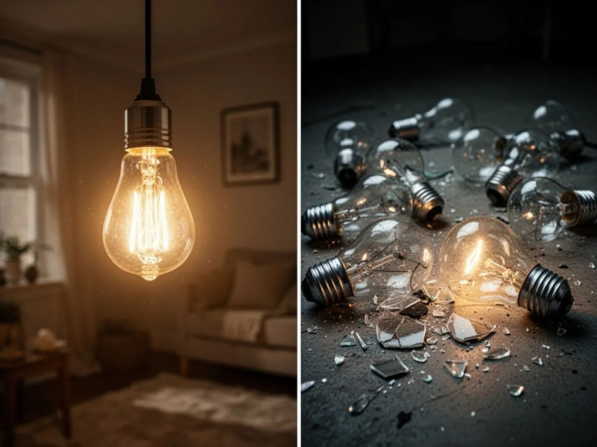 Interprétation détaillée des rêves : Différents scénarios avec Ampoules dans le rêve