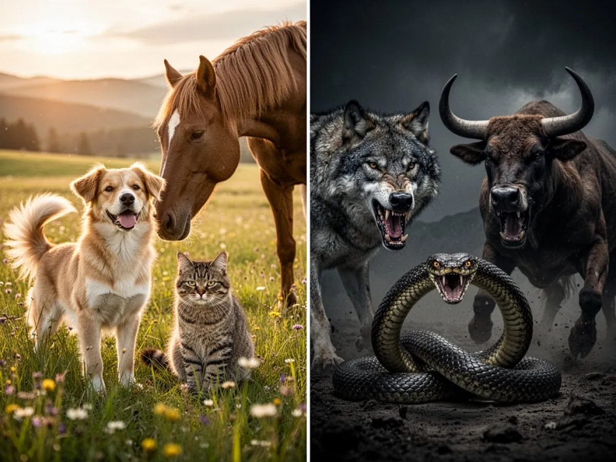 Interprétation détaillée des rêves : Différents scénarios avec Animaux dans le rêve