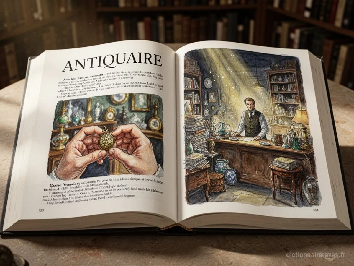 Signification générale : le symbole du rêve Antiquaire - Archétypes et symbolisme