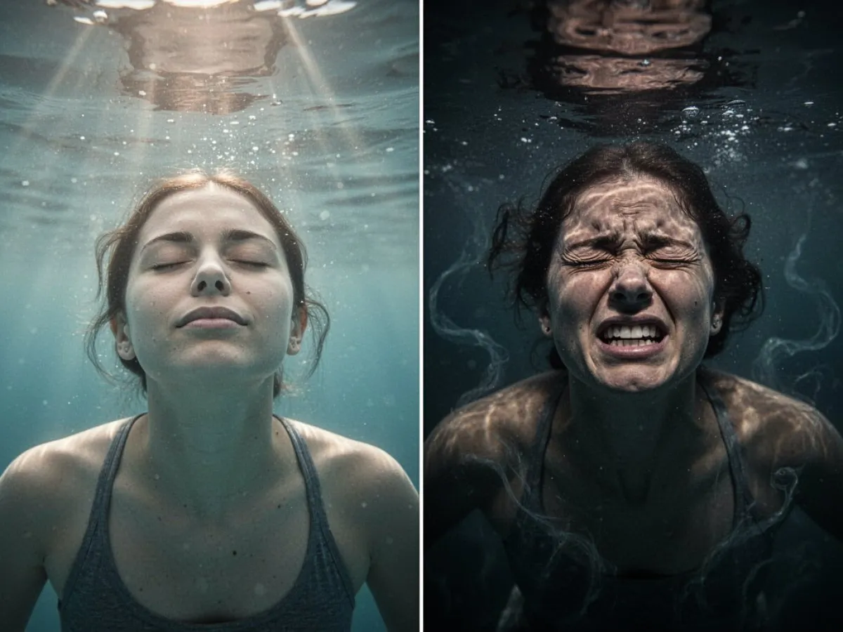 Interprétation détaillée des rêves : Différents scénarios avec Apnée dans le rêve