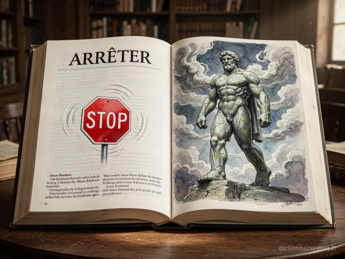 Signification générale : le symbole du rêve Arrêter - Archétypes et symbolisme