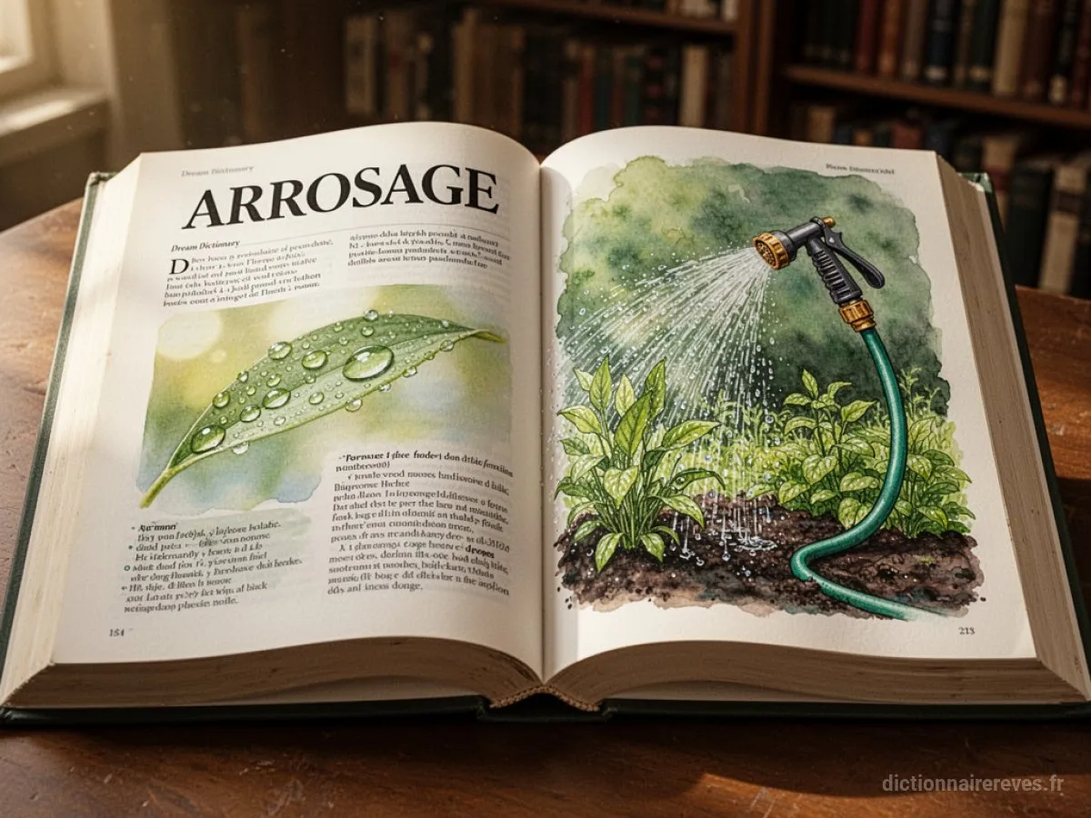Signification générale : le symbole du rêve Arrosage - Archétypes et symbolisme