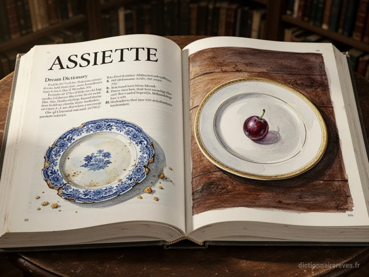 Signification générale : le symbole du rêve Assiette - Archétypes et symbolisme