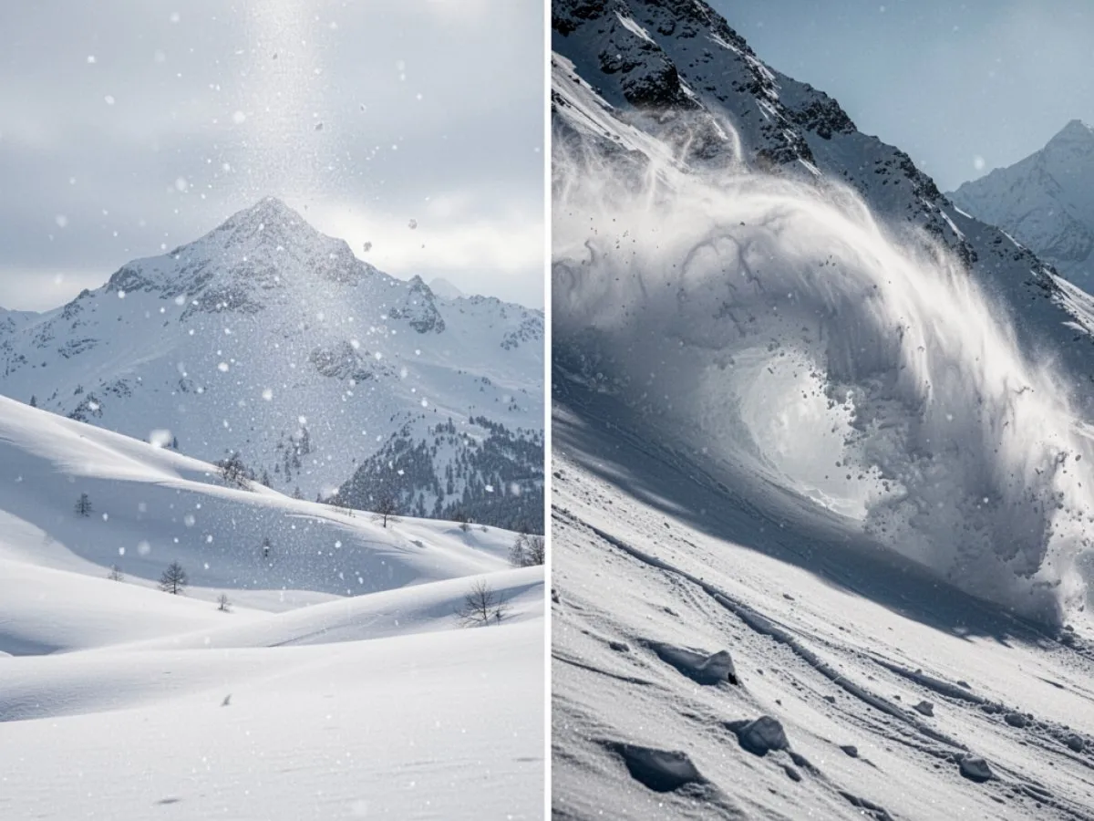 Interprétation détaillée des rêves : Différents scénarios avec Avalanche dans le rêve
