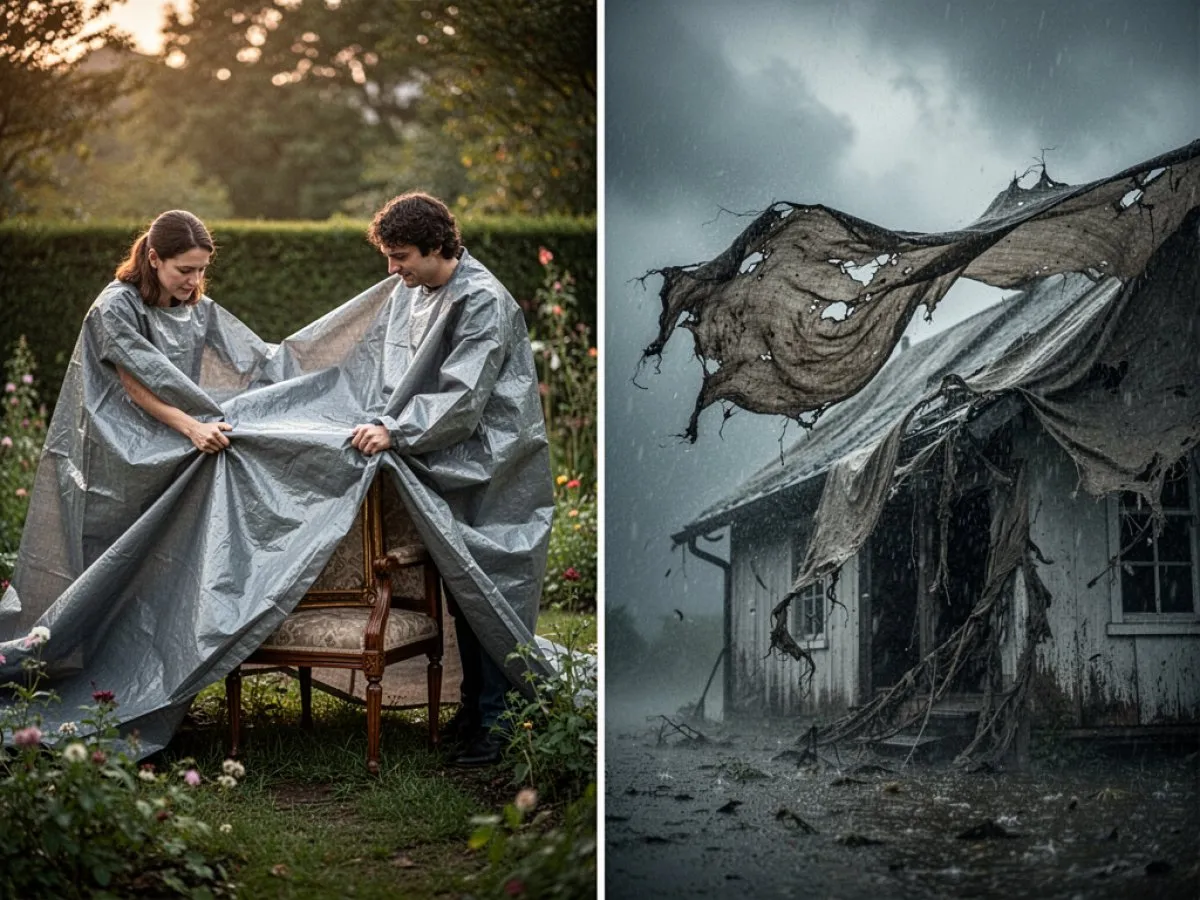 Interprétation détaillée des rêves : Différents scénarios avec Bâche dans le rêve