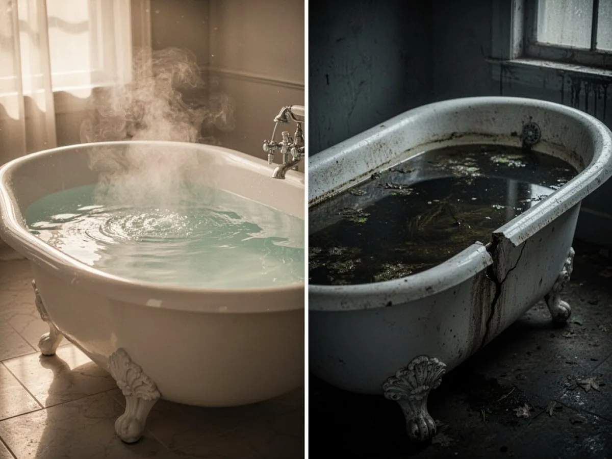 Interprétation détaillée des rêves : Différents scénarios avec Baignoire dans le rêve