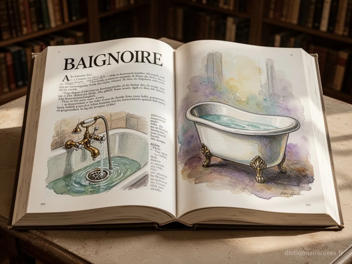Signification générale : le symbole du rêve Baignoire - Archétypes et symbolisme